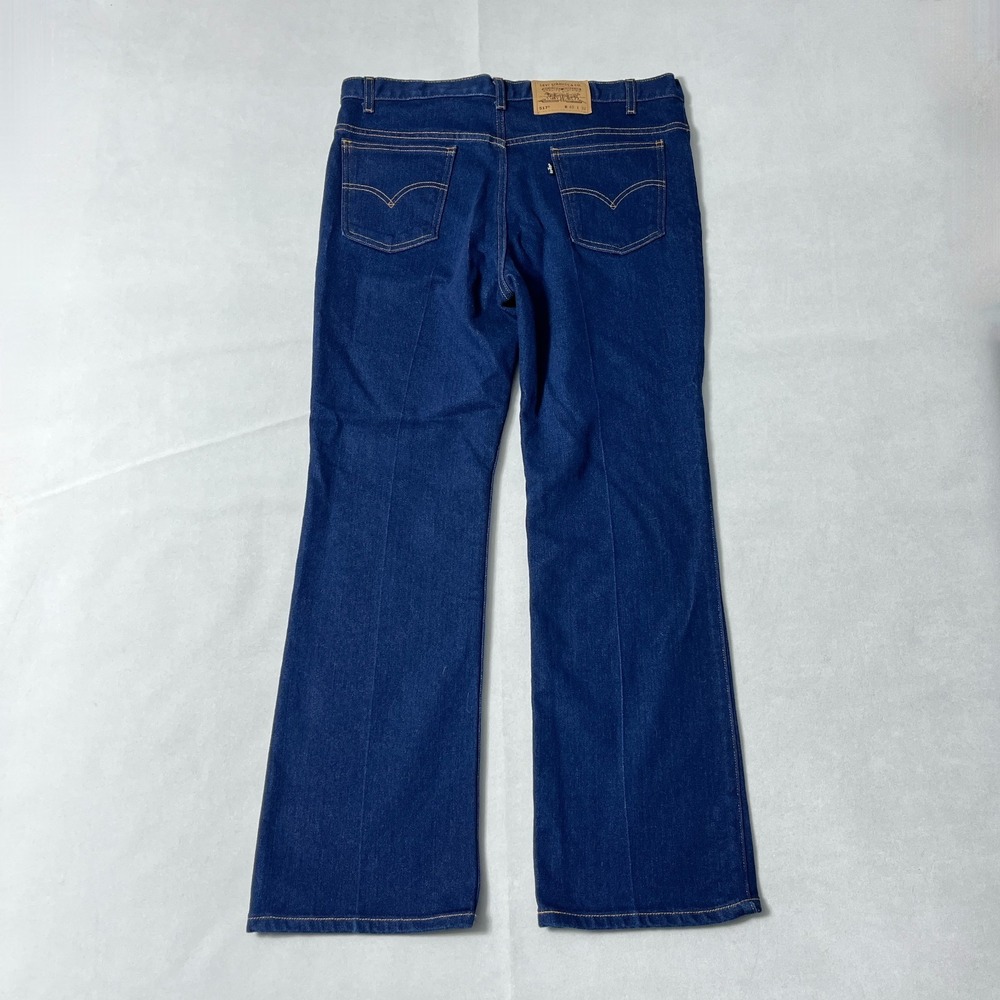 Vintage Y2K Levis 517 Jeans Men 40x32 Blue Black Tab Cotton Blend Never Worn